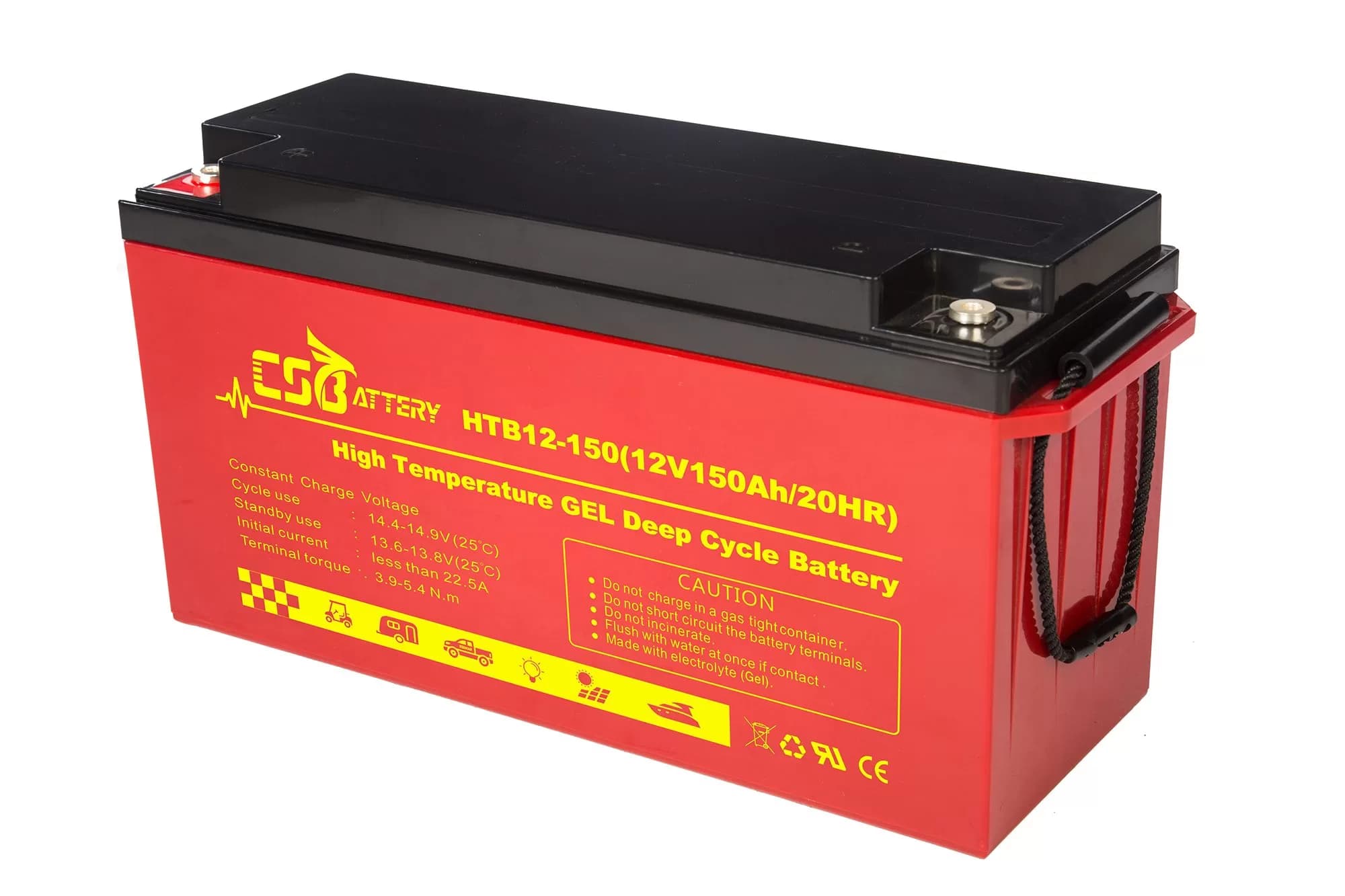 CS Battery 12V 150Ah Gel Lead Acid