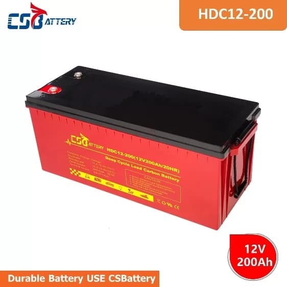 CS Battery HDC-12-200 VRLA Lead Carbon