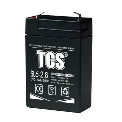 Battery TCS SL6V2,8Ah VRLA AGM
