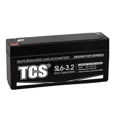 Battery TCS SL6V3,2Ah VRLA AGM